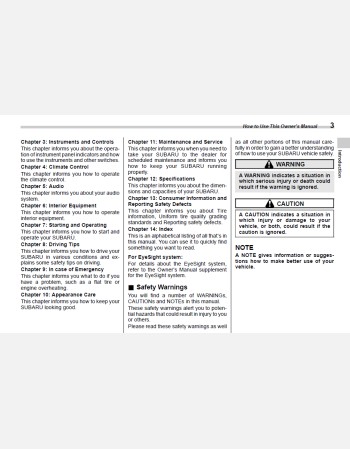 subaru outback 2020 owners manual